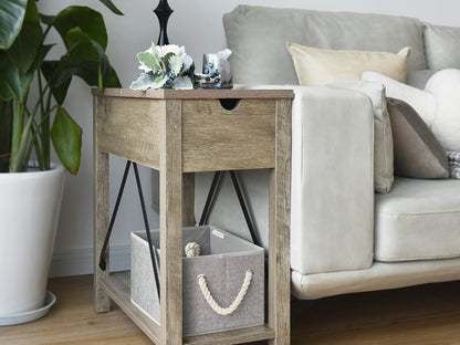 StorageWorks Storage Baskets for Shelves, Foldable Fabric Closet Storage Bins with Handles, Fabric Storage Bins Clothes Organizer, Gray, 3-Pack, Small