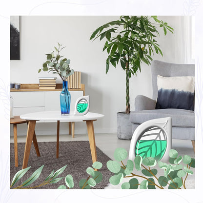 Air Freshener for Home, 4 Pack, Eucalyptus & Mint, Odor Eliminator for Small Area Closets Bathroom Pets Strong Odor, Up to 120 Days