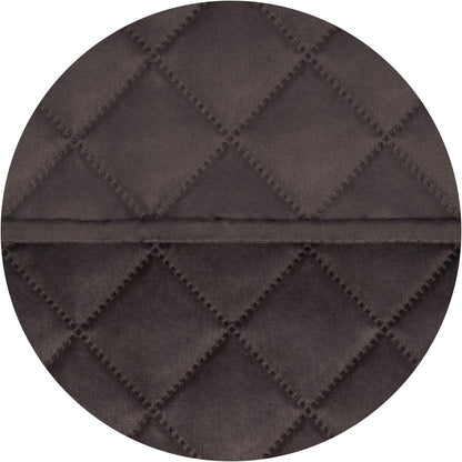 PureFit Reversible Quilted Sofa Cover, Water Resistant Slipcover Furniture Protector, Washable Couch Cover with Non Slip and Elastic Straps for Kids, Dogs, Pets (Small Recliner, Chocolate/Chocolate)