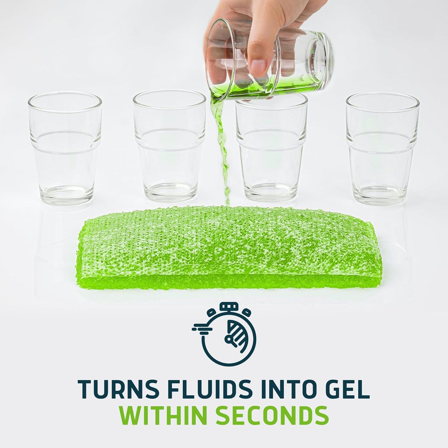 Lunderg Aloe Scented Super Absorbent Commode Pads - Medical Grade Value Pack 250 Count - for Disposable Bedside Commode Liners, Adult Chairs, Portable Buckets & Camping Toilet Bags - Light Scent