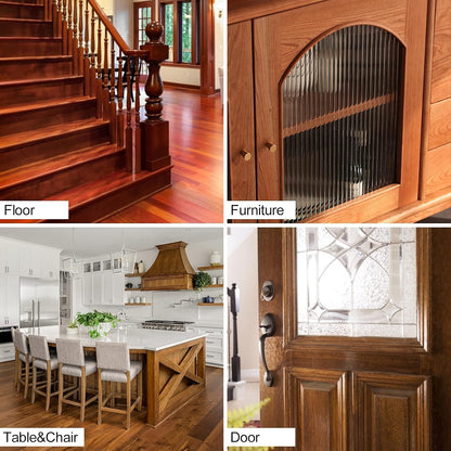 SEISSO Beeswax Furniture Polish, Natural Wood Seasoning Beeswax Furniture Cleaner for Wood Floors, Tables, Chairs and Cabinets