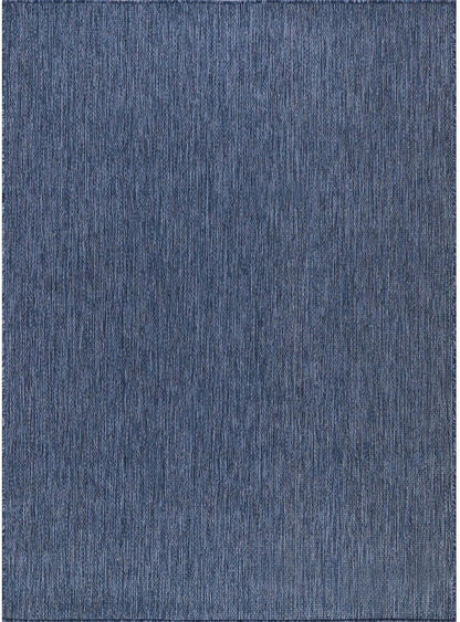 CAMILSON Outdoor Rug 8x10 Modern Area Rugs for Indoor and Outdoor Patios and Porches - Waterproof, Washable, Non-Shedding, Easy-to-Clean Outside Carpet (8 x 10, Solid - Navy Blue)