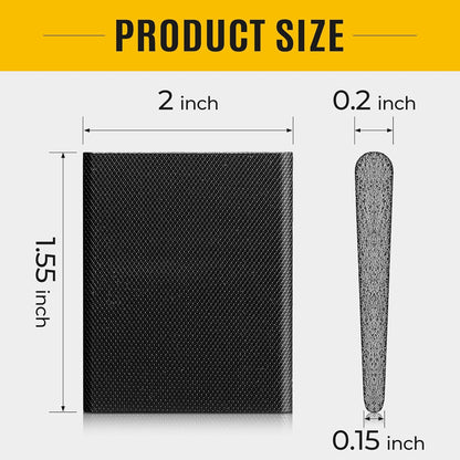 Zonon 32 Pieces Door Corner Seal Weatherstripping Exterior Door Frame Seal Draft Stopper Adhesive Corner Pads for Weather Stripping and Draft Protection (Black)