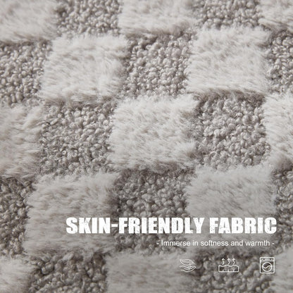 Single Sofa 1 Seat Couch with Deep Seat Memory Foam Cloud Chair with Pillows Large Sofa with L Shape for Living Room Bedroom (Plush Grey, Single)