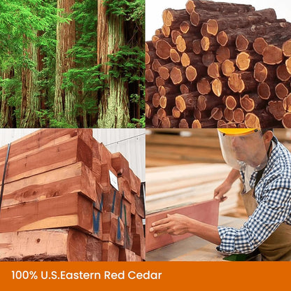 Homode Cedar Balls, Cedar Blocks for Clothes Storage, 100 Pcs Cedar Balls for Closets and Drawers, Scented Cedar Wood Chips Cedar Closet Freshener