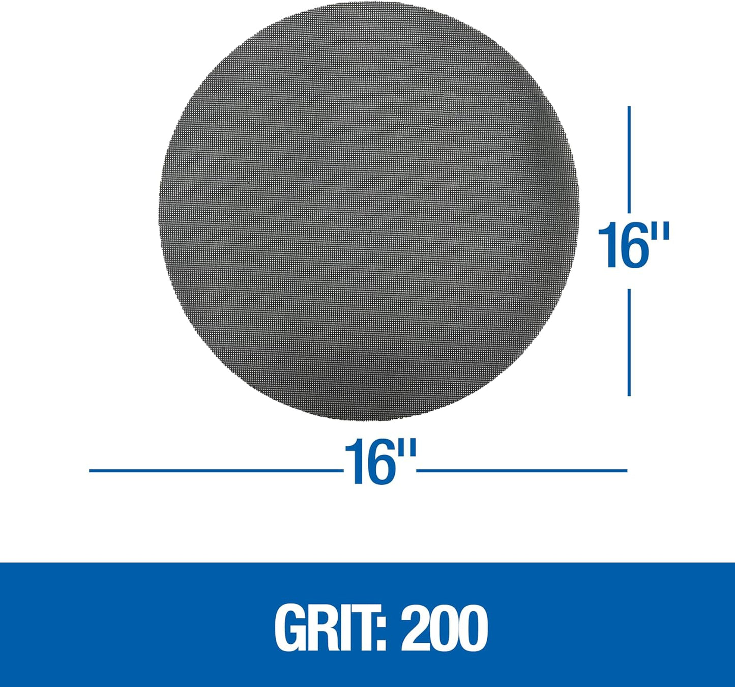 443220 Floor Sanding Screen Disc, 10 Pack, 19", Grit 100 Grit 220