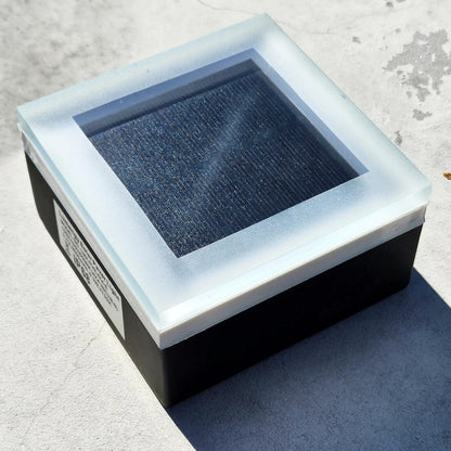 LUMENGY Solar Paver Light 4×4 inch (3.93 X 3.93), Up To 12 Hours Continues Lighting, Stainless Steel, Glare-Free Lighting For Driveways & Garden, 2700K Warm White, Waterproof & Drive-Over Rated. Ver 2