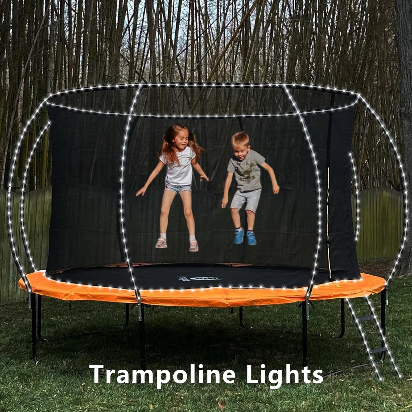 YEGUO 2 Packs Each 33ft 100 LED Solar Rope Lights Outdoor Waterproof, White String Lights for Outside, 8 Modes Fairy Lights in Clear Thin Tube for Camping Fence Patio Garden Trampoline Deck