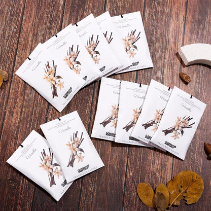 MYARO 12 Packs Vanilla Scented Sachets for Drawer and Closet, Long-Lasting Closet Sachet Bags Drawer deodorizers Fresh Scents, Home Fragrance for Lover