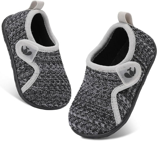 FEETCITY Baby Boys Girls First Walking Shoes Infant Sneakers Crib Shoes Breathable Lightweight Slip On Shoes
