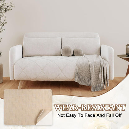 PATIKIL Linen Repair Patch, 8 x 11 Inch Self-Adhesive Linen Fabric Repair Patches for Sofa Couch Clothes Handbag Tents Car Seats Furniture, Beige