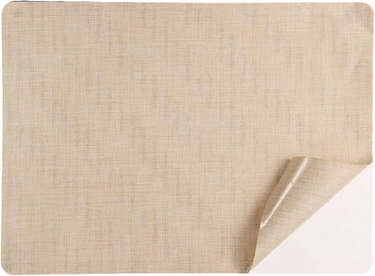 PATIKIL Linen Repair Patch, 8 x 11 Inch Self-Adhesive Linen Fabric Repair Patches for Sofa Couch Clothes Handbag Tents Car Seats Furniture, Beige