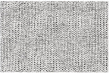 CAMILSON Easy Jute Rug 2x3, Indoor Outdoor Gray Color Farmhouse Area Rugs for Living Room and Kitchen Rug, Solid Boho Woven Design, Easy-Cleaning, Washable Outside Carpet Alfombras (2 x 3)