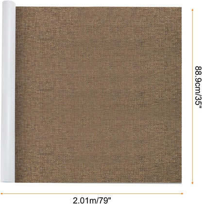 Repair Patches Repair Tape Self-Adhesive DIY Repair Patch Linen Gear Patch for Sofa, Furniture, Chair, Clothing,Tents,35x79 Inch,Brown