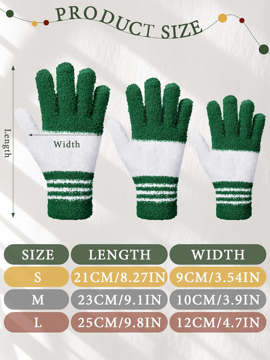 Patelai 3 Pairs Microfiber Plant Dusting Gloves Leaf Cleaning Gloves for Indoor Plants, Blinds, Furniture, House(Small,Red, Green, Yellow)