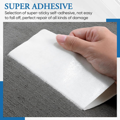 Canvas Patch 5.5 x 8 Inches 6Pcs Self-Adhesive Waterproof Canvas Patch Kit for Repairing Tents,Sofas,Boat Covers,Camping Chair,Awnings,Car Seats.(Dark Gray)