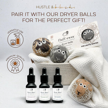 Laundry Essential Oils for Dryer Balls 15ml Cottontail - Blend of Laundry Fragrance Oil and Essential Oils for Laundry Wool Balls, Essential Oil for Laundry Diffusers and Candle Making Scents