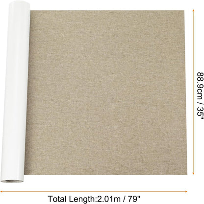 Repair Patches Repair Tape Self-Adhesive DIY Repair Patch Linen Gear Patch for Sofa, Furniture, Chair, Clothing,Tents,35x79 Inch,Light Brown