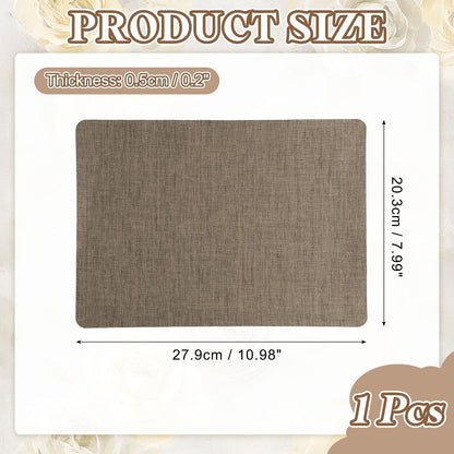 PATIKIL Linen Repair Patch, 8 x 11 Inch Self-Adhesive Linen Fabric Repair Patches for Sofa Couch Clothes Handbag Tents Car Seats Furniture, Coffee