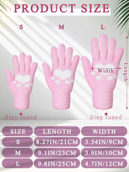 Patelai 3 Pairs Microfiber Plant Dusting Gloves Leaf Cleaning Gloves for Indoor Plants, Blinds, Furniture, House(Medium,Mint Green, Light Pink, Grass Green)