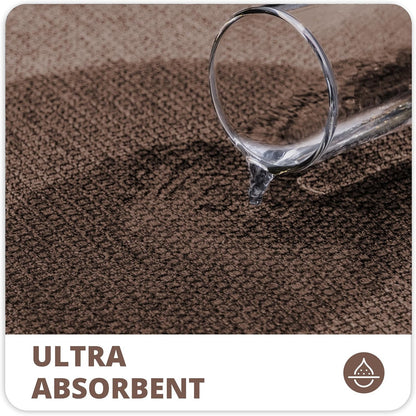 Bath Mat,Ultra Thin Bathroom Runner Rugs,Large Bath Mats for Bathroom,Quick Dry,Non-Slip,Machine Washable,Low Pile,Bath Rug,Shower Outside,Sink,Home Decor Accessories.Brown,1'5"x4'11"（17x59inch）