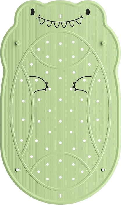 UNEEDE Dinosaur Kids Bathtub Mat - Extra Thick Rubber Shower Mat for Toddlers, 30"x18" Bath Mat with 100+ Suction Cups, Machine Washable Tub Pad for Babies & Children's Bath Time Comfort