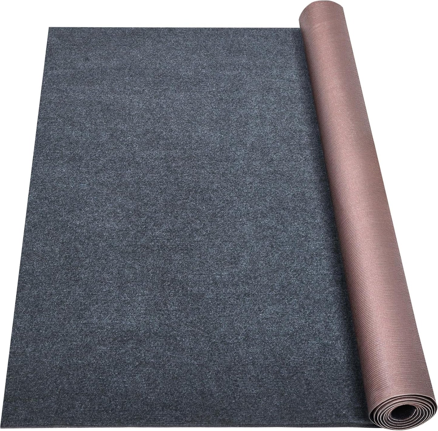 Marine Carpet,6 FT x 18 FT Dark Gray Indoor Outdoor Carpet 0.2" Thick Boat Carpet with Water-Proof TPE Backing, Non-Slide Outdoor Marine Carpet Roll for Home, Patio, Porch, Deck