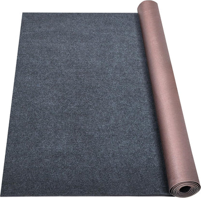Marine Carpet,5 FT x 25 FT Dark Gray Indoor Outdoor Carpet 0.2" Thick Boat Carpet with Water-Proof TPE Backing, Non-Slide Outdoor Marine Carpet Roll for Home, Patio, Porch, Deck