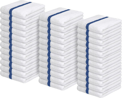 Avalon Towels Terry Bar Mop Towels (Value Pack of 36) Size 16"x19" – Absorbent and Durable, Multipurpose Cleaning Rags, Cotton Cleaning Cloths, Terry Cloth Rags, Reusable Shop Rag