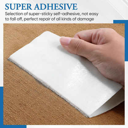 Canvas Patch 5.5 x 8 Inches 6Pcs Self-Adhesive Waterproof Canvas Patch Kit for Repairing Tents,Sofas,Boat Covers,Camping Chair,Awnings,Car Seats.(Light Brown)