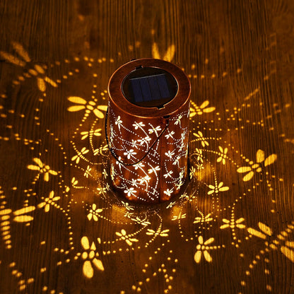 Solar Lanterns Outdoor Waterproof, Dragonfly Birthday Gifts for Women Men, Hanging Solar Lantern for Yard, Patio, Porch, Backyard, Landscape, Garden Decor