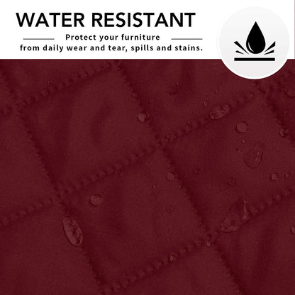 Easy-Going Sofa Slipcover L Shape Sofa Cover Sectional Couch Cover Furniture Protector Mat for Pets Dog Cat (Large,Christmas Red/Christmas Red)