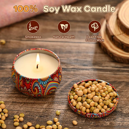 Scented Candles Gift Set, 12 Pack Candle for Home Scented, Candles Clearance with Gift Box, Aromatherapy Non Toxic Candle for Men, Women, Friends Birthday, Mother's Day