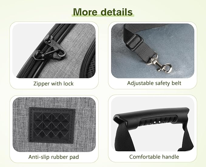 Pecute Cat Carrier Backpacks, Expandable Cat Backpack with Shade Cover, Breathable Mesh, Pet Carrier Backpack for Cats Small Dogs Puppies, Dog Carrier Backpack Great for Travel Hiking Camping Outdoor