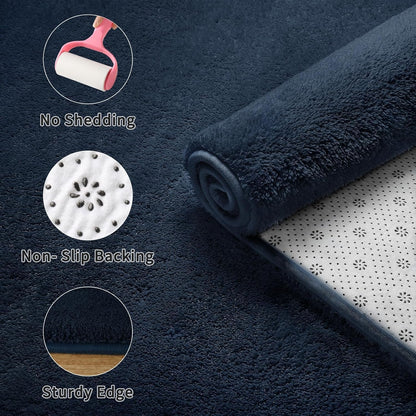 Sour Lemon 6x9 Area Rugs for Living Room, Soft Large Area Rug Fluffy Rugs for Bedroom，Machine Washable Area Rug Non Slip Carpet Rug for Living Room Playroom Kids Room Home Decor