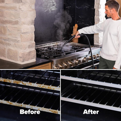 Dupray Neat Steam Cleaner with 40-Piece Accessory Kit, Powerful, chemical-free cleaning for floors, cars, tiles, grout, and more. *Kills 99.9% of Bacteria and Viruses