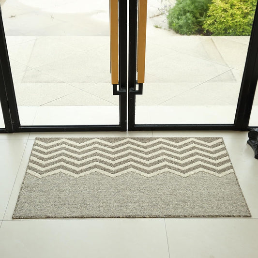 Indoor Doormat, Non-Slip Front Door Mats, Outdoor Welcome Mat Washable, Low Profile Indoor DoorMats for Entryway, Floor Inside Back Door Mats (20"x32")