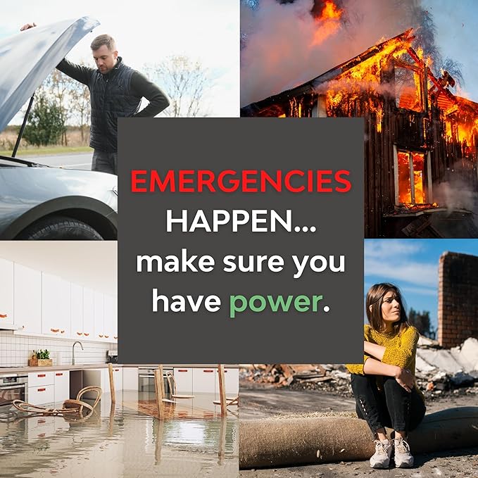 ChargeTab Emergency Portable Charger Compatible with iPhone—10 Pack Lightning Pre-Charged 3000mAh Power Packs, Slim & Lightweight with 2-Year Shelf Life, iPhone 14 and Older Models