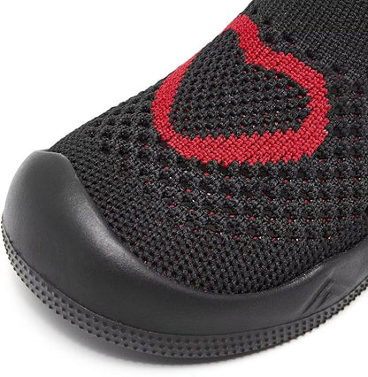 Eashi Baby Boy Girl Non-Skid Indoor Infant Walking Shoes Breathable Warm Elastic Sock Shoes with Memory Sole Protect Toes Outdoor Sneakers