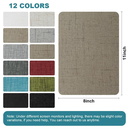 J.CARP 2Pcs Linen Repair Patches, Large Self-Adhesive Fabric Patch for Sofas, Couch, Furniture, Car Seats (8 * 11 inches-2PCS Floral Khaki)