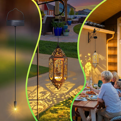 AA 600Mah Solar Light Replacement Top Parts for Solar Outdoor Lantern, Waterproof LED Lights for Yard, Garden, Patio Decor DIY Gifts (1Pack)