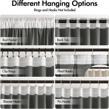 MIULEE Cream Beige Velvet Curtains 108 inches Long 2 Panels - Luxury Pinch Pleated Room Darkening Window Drapes for Bedroom Living Room Thermal Insulated Super Soft, Back Tab Rod Pocket Elegant Decor