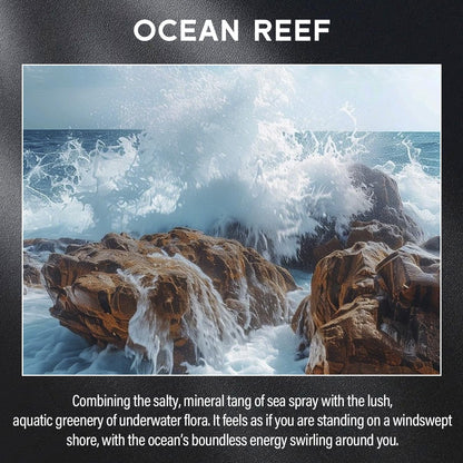 Ocean Reef Candle, 9oz Scented Candle for Men, Scented Candles for Home, Gifts for Men, Personalized Blessing Minimalist Men's Gifts