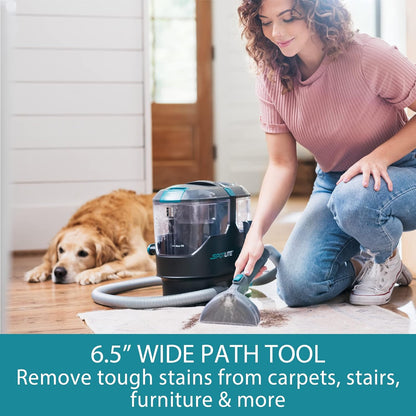 Kenmore KW2001 SpotLite Portable Carpet Spot Cleaner & Pet Stain Remover, 17Kpa Powerful Suction with Versatile Tools for Upholstery, Couches, Car and Auto Detailer, Gray