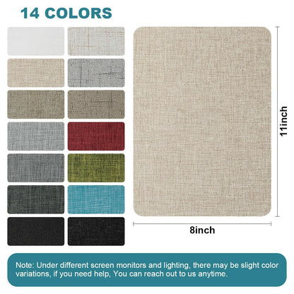 J.CARP 2Pcs Linen Repair Patches, Large Self-Adhesive Fabric Patch for Sofas, Couch, Furniture, Car Seats (8 * 11 inches-2PCS Beige)