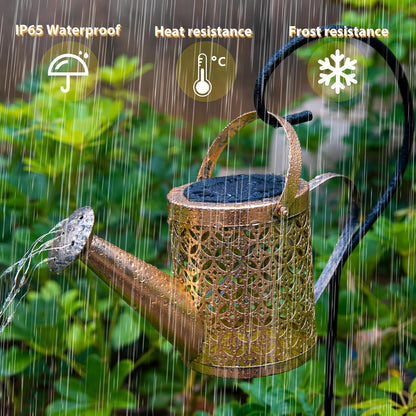 Solar Watering Can Light - Solar Yard Decorations Outdoor,Garden Decor Lights for Yard,IP65 Waterproof Hanging Lantern Lights,Outside Garden Flower Bed Decor Light for Moms Birthday