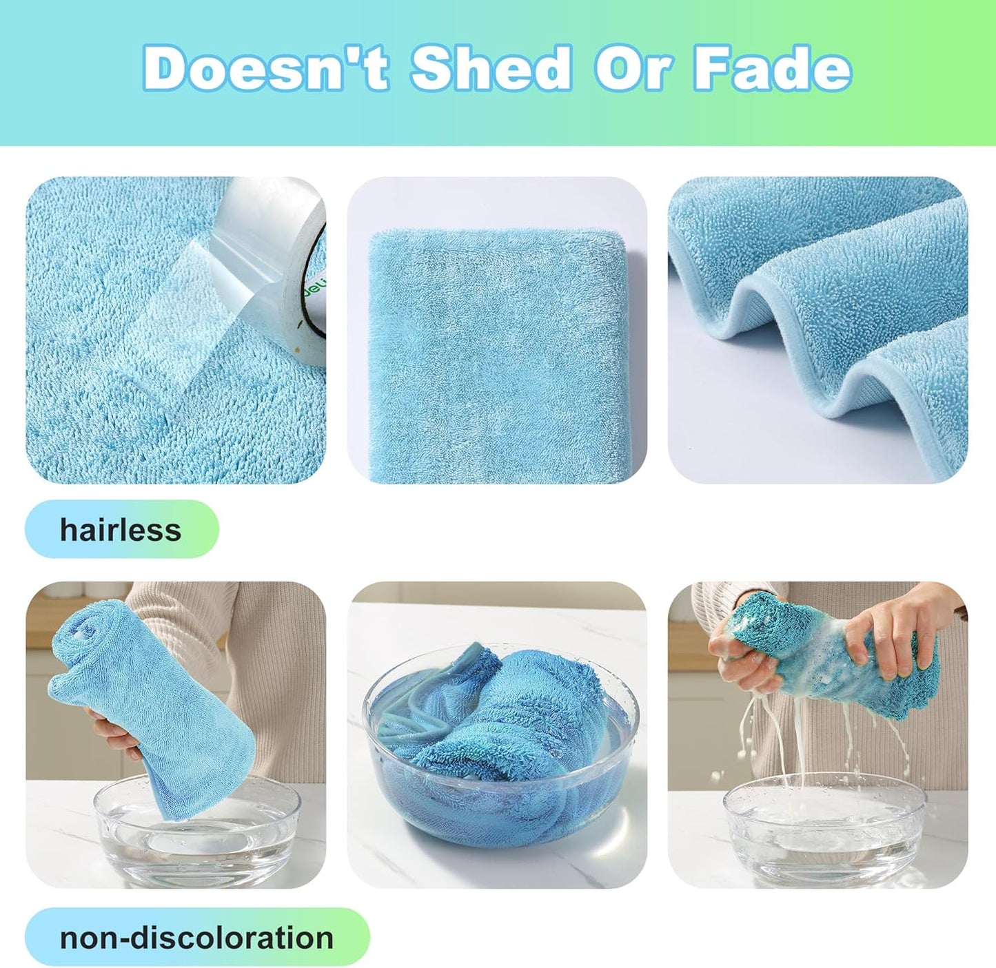 JOYMOOP Microfiber Towels for Cars, 2 Pack 35.4" x 23.6" Car Drying Towel, Blue Reusable Car Towel, Quick Drying Car Microfiber Cleaning Cloth for RVs, SUVs, Trucks