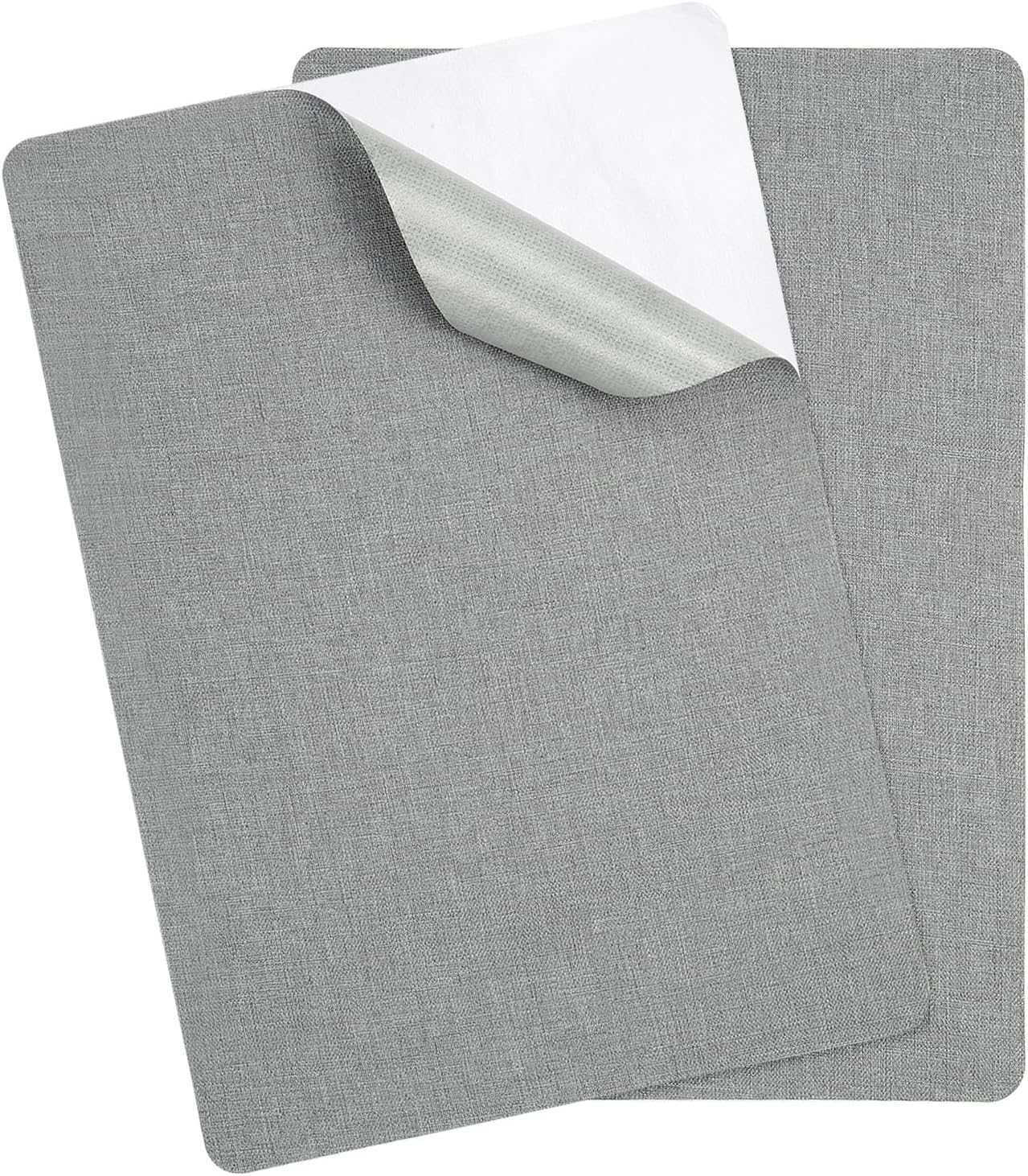 PATIKIL 8x11 Inch Linen Repair Patches, 2Pcs Self-Adhesive Fabric Patch for Sofas Tote Bags Furniture Car Seats Clothes Tents, Light Blue