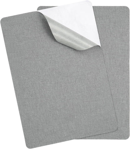 PATIKIL 8x11 Inch Linen Repair Patches, 2Pcs Self-Adhesive Fabric Patch for Sofas Tote Bags Furniture Car Seats Clothes Tents, Light Blue