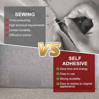 PATIKIL Leather Patches Tape for Furniture, 3.2 x 61 Inch Self Adhesive Vinyl Leather Repair Kit Cover Sheet for Couch, Sofa, Car Seats, Office Chair, Bright Yellow